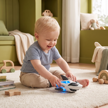 Lichtgevende Muziekhaai – Kinderspeelgoed