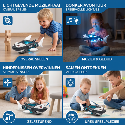 Lichtgevende Muziekhaai – Kinderspeelgoed