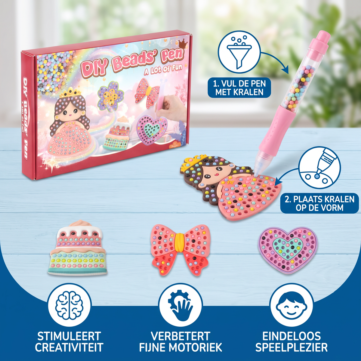 Betoverend Kralen Schilderen – DIY Set voor Kinderen