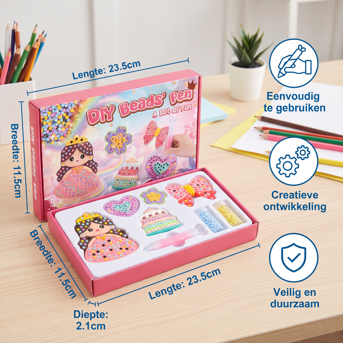 Betoverend Kralen Schilderen – DIY Set voor Kinderen