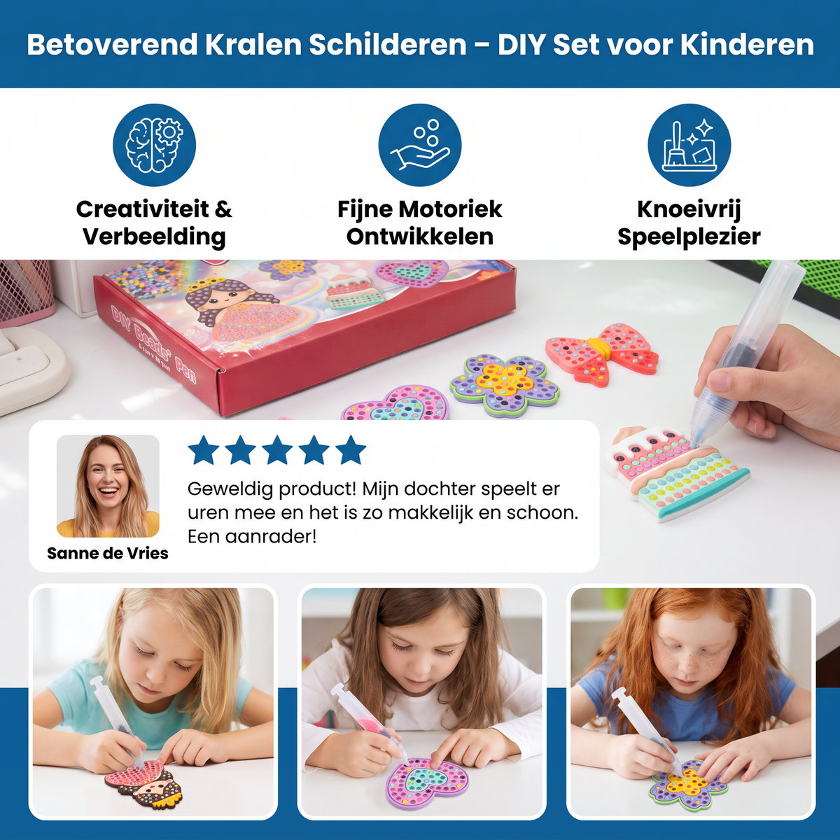 Betoverend Kralen Schilderen – DIY Set voor Kinderen