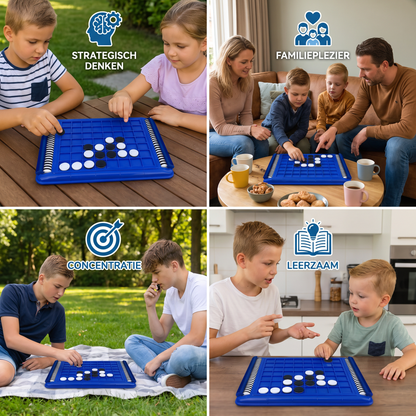 Omklap Logica Familiestrategiespel voor Kinderen