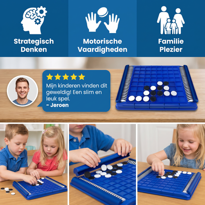 Omklap Logica Familiestrategiespel voor Kinderen