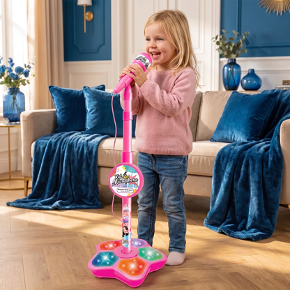 Karaokeset voor Kinderen met Microfoon & Standaard – Muzikaal Leerspel