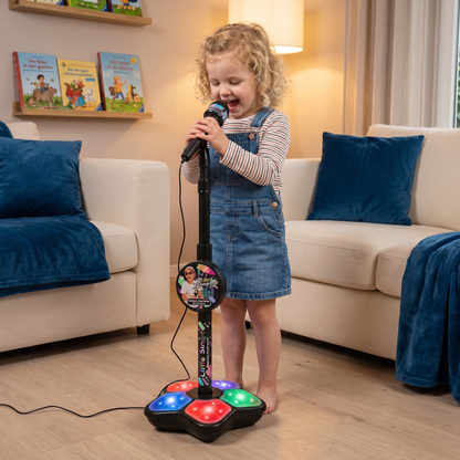 Karaokeset voor Kinderen met Microfoon & Standaard – Muzikaal Leerspel