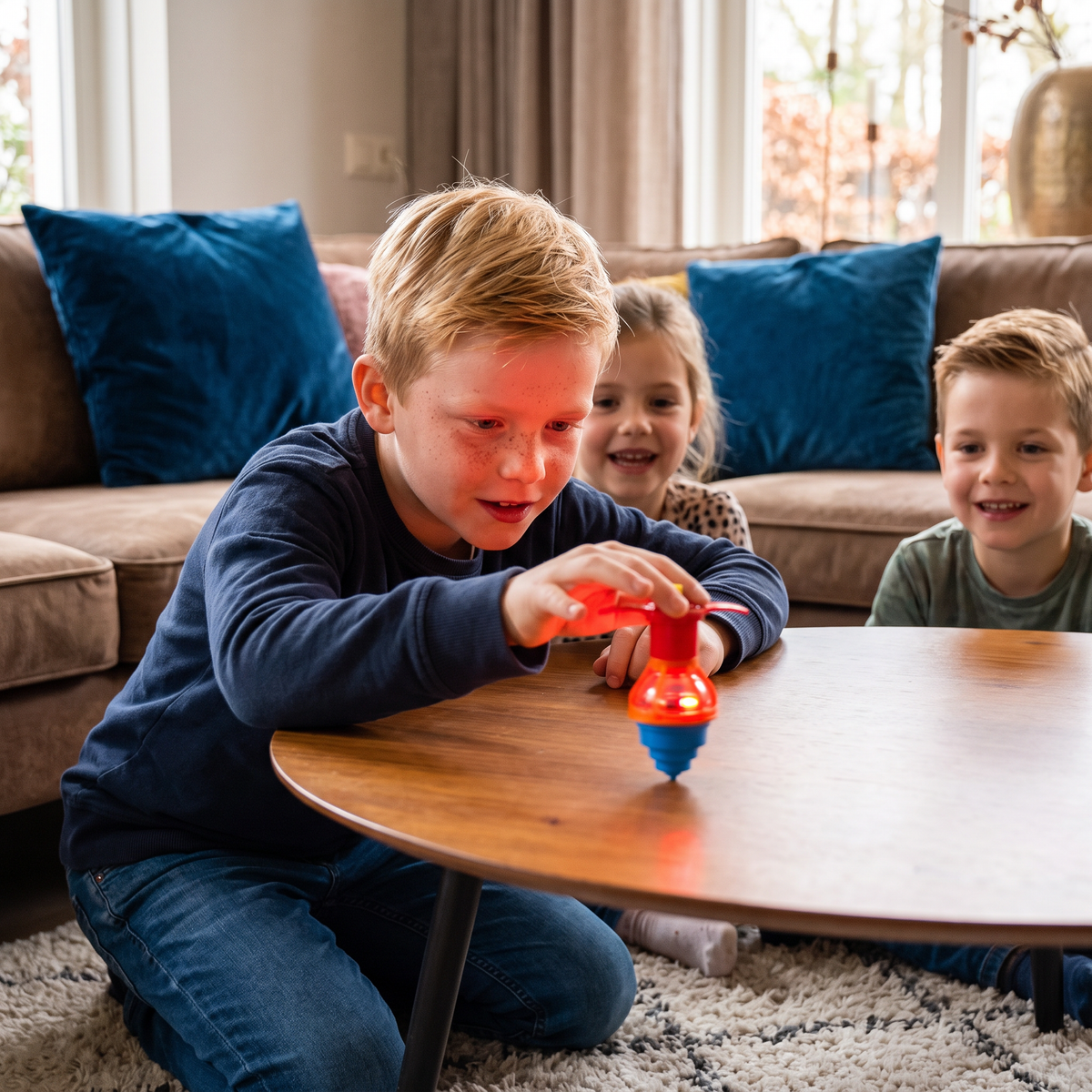 Lichtgevende LED-Draaitol – Kleurrijk Cadeauspeelgoed voor Kinderen