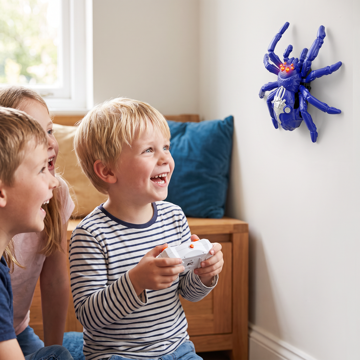 Op Afstandsbediend Muurklimmend Dier – RC Spin/Eekhoorn voor Muren & Plafond