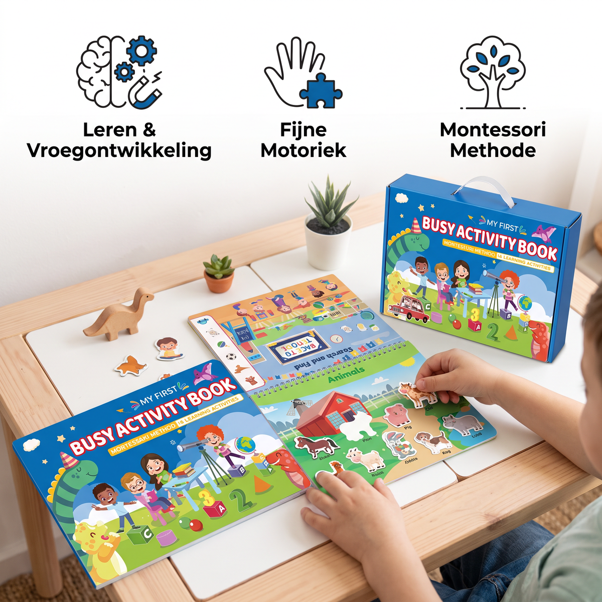 Montessori Activiteitenboek voor Kinderen – Spelenderwijs Leren & Vroegontwikkeling