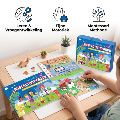 Montessori Activiteitenboek voor Kinderen – Spelenderwijs Leren & Vroegontwikkeling