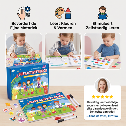 Montessori Activiteitenboek voor Kinderen – Spelenderwijs Leren & Vroegontwikkeling