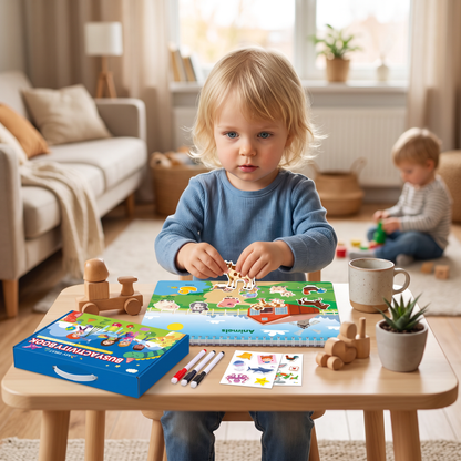 Montessori Activiteitenboek voor Kinderen – Spelenderwijs Leren & Vroegontwikkeling