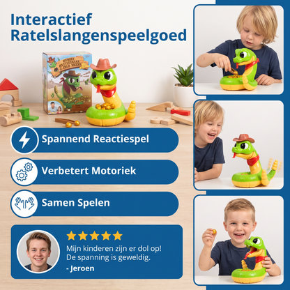 Interactief Ratelslangenspeelgoed – Spannend Reactiespel voor Kinderen