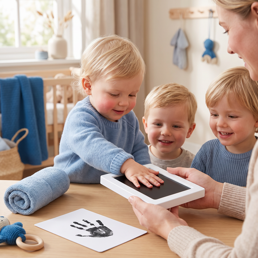 Baby Hand- & Voetafdrukset – DIY Herinneringsset voor Peuters