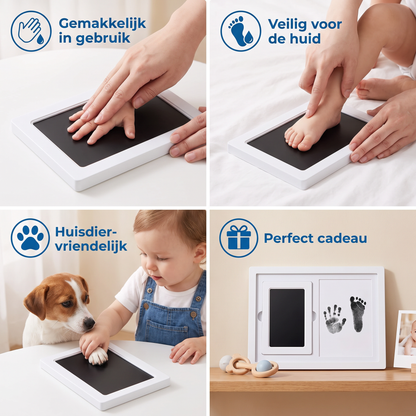 Baby Hand- & Voetafdrukset – DIY Herinneringsset voor Peuters