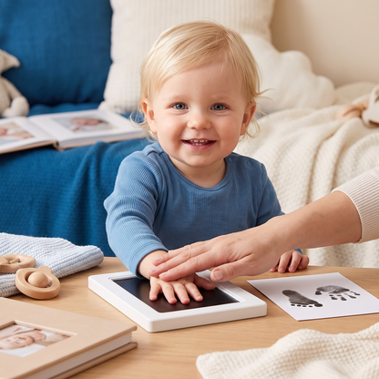 Baby Hand- & Voetafdrukset – DIY Herinneringsset voor Peuters