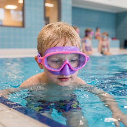 Praktische Zwembril voor Kinderen – Condensvrij, Veilige Pasvorm & Comfortabel Dragen