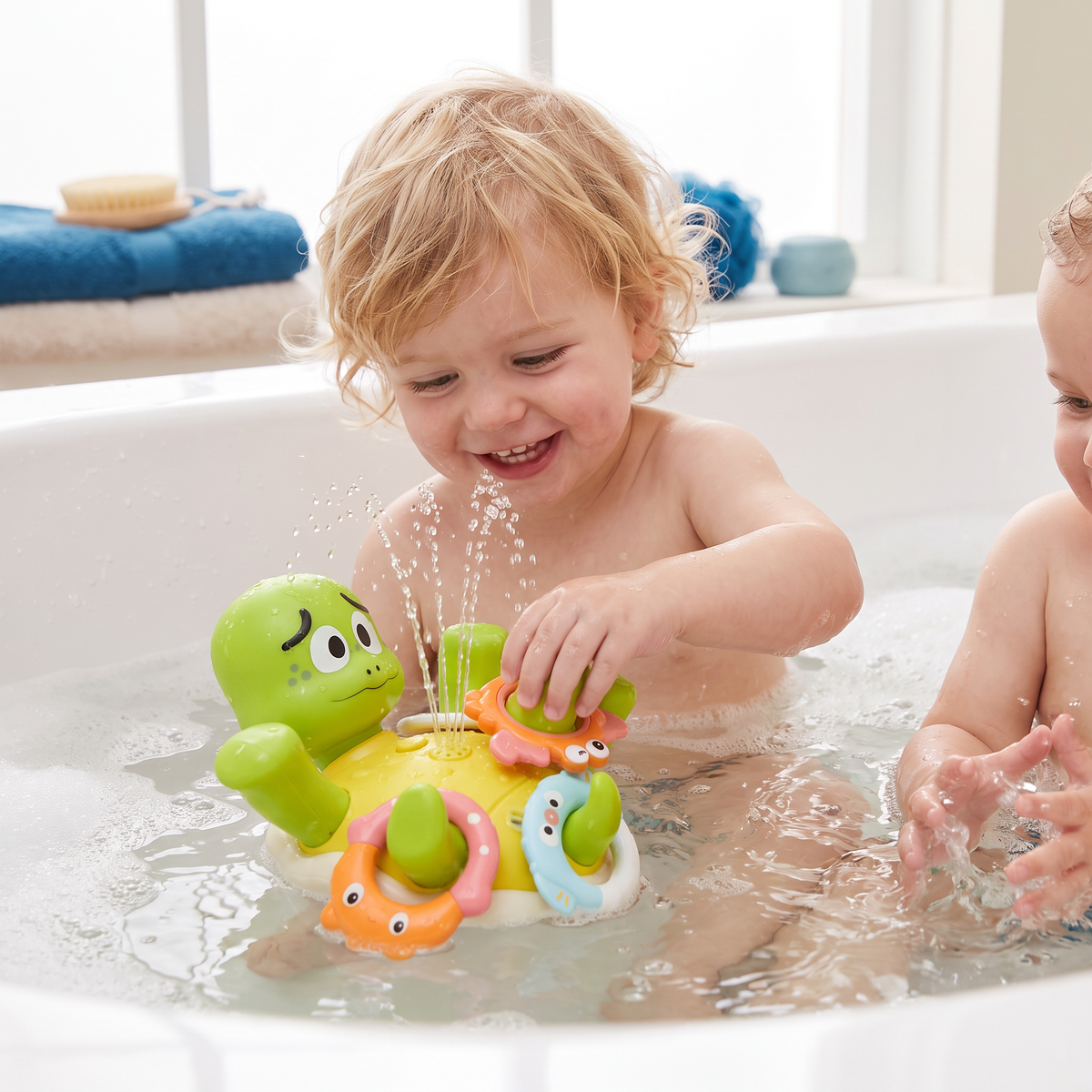 Schildpad Badspeelgoed – Watersproeier met Fonteineffect voor Baby's & Peuters