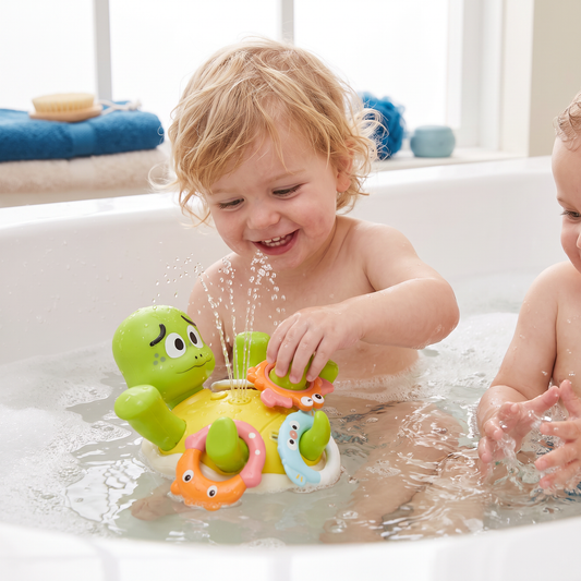 Schildpad Badspeelgoed – Watersproeier met Fonteineffect voor Baby's & Peuters