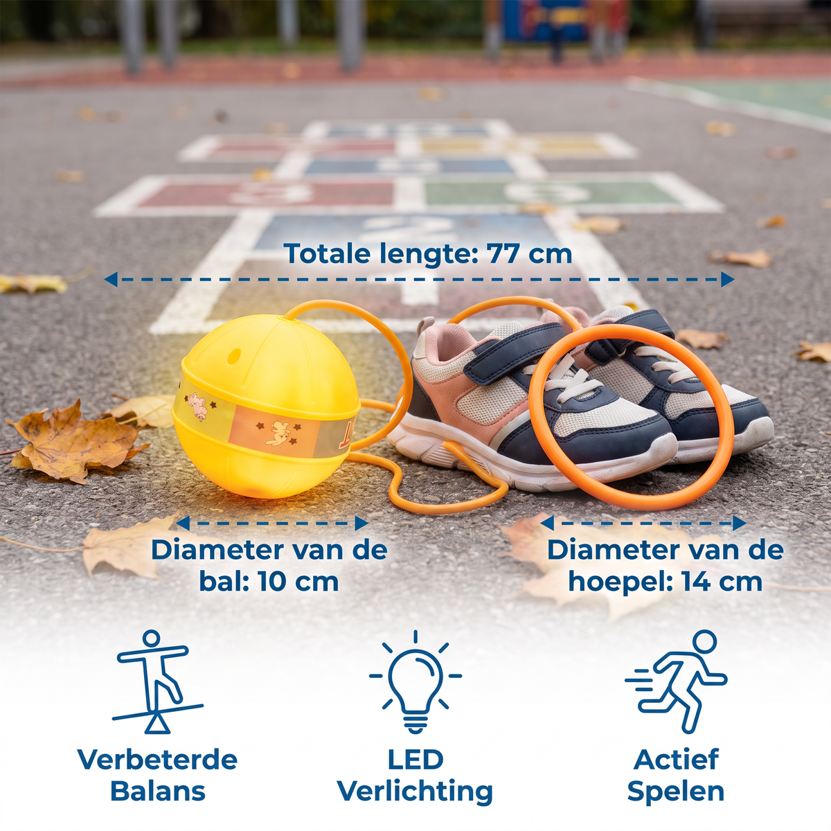 LED-Enkelspringbal – Interactief Springend Speelgoed Voor Kinderen
