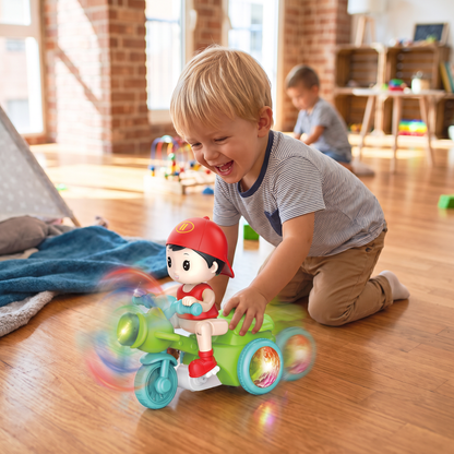 Stuntmotorfiets voor Kinderen – Interactief Speelgoed met Licht en Beweging