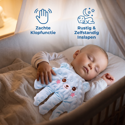 Baby-slaaphulp met zachte klopfunctie – ondersteunt rustig en zelfstandig inslapen