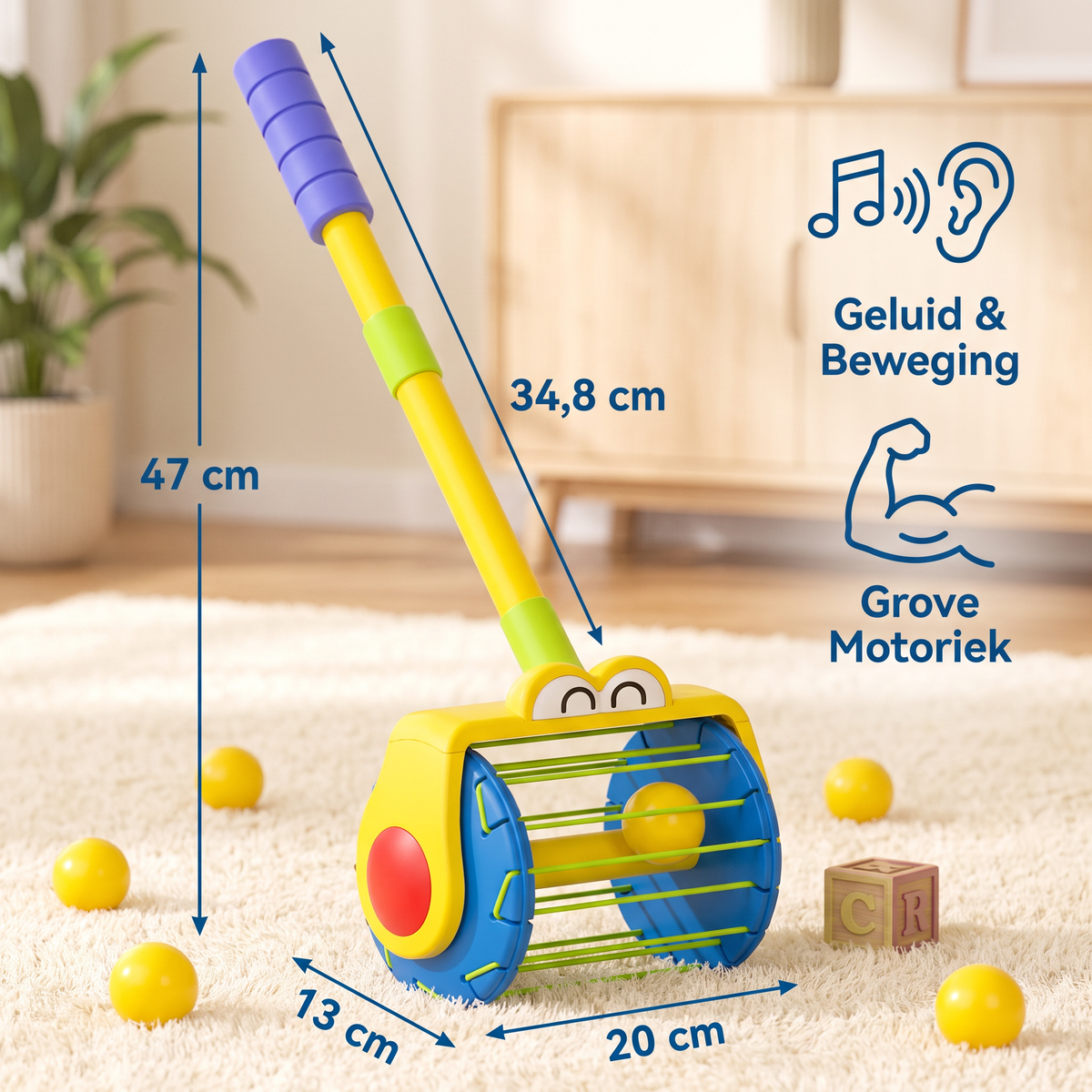 Baby Duw-Stofzuigerspeelgoed met Ballen voor Peuters