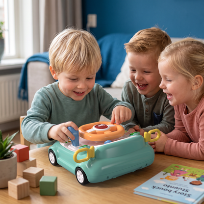Fahrsimulator Speelgoed met Stuur en Scherm voor Kinderen