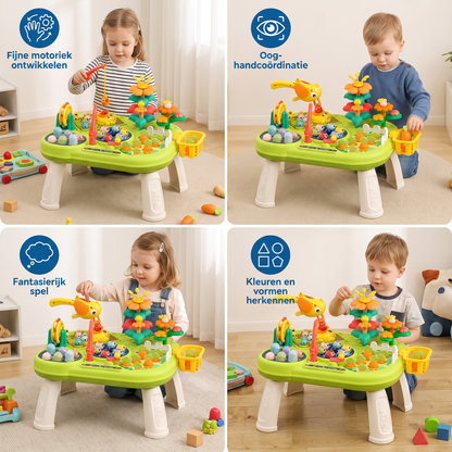 Multifunctionele Speeltafel voor Kinderen met Veelzijdige Speelstations