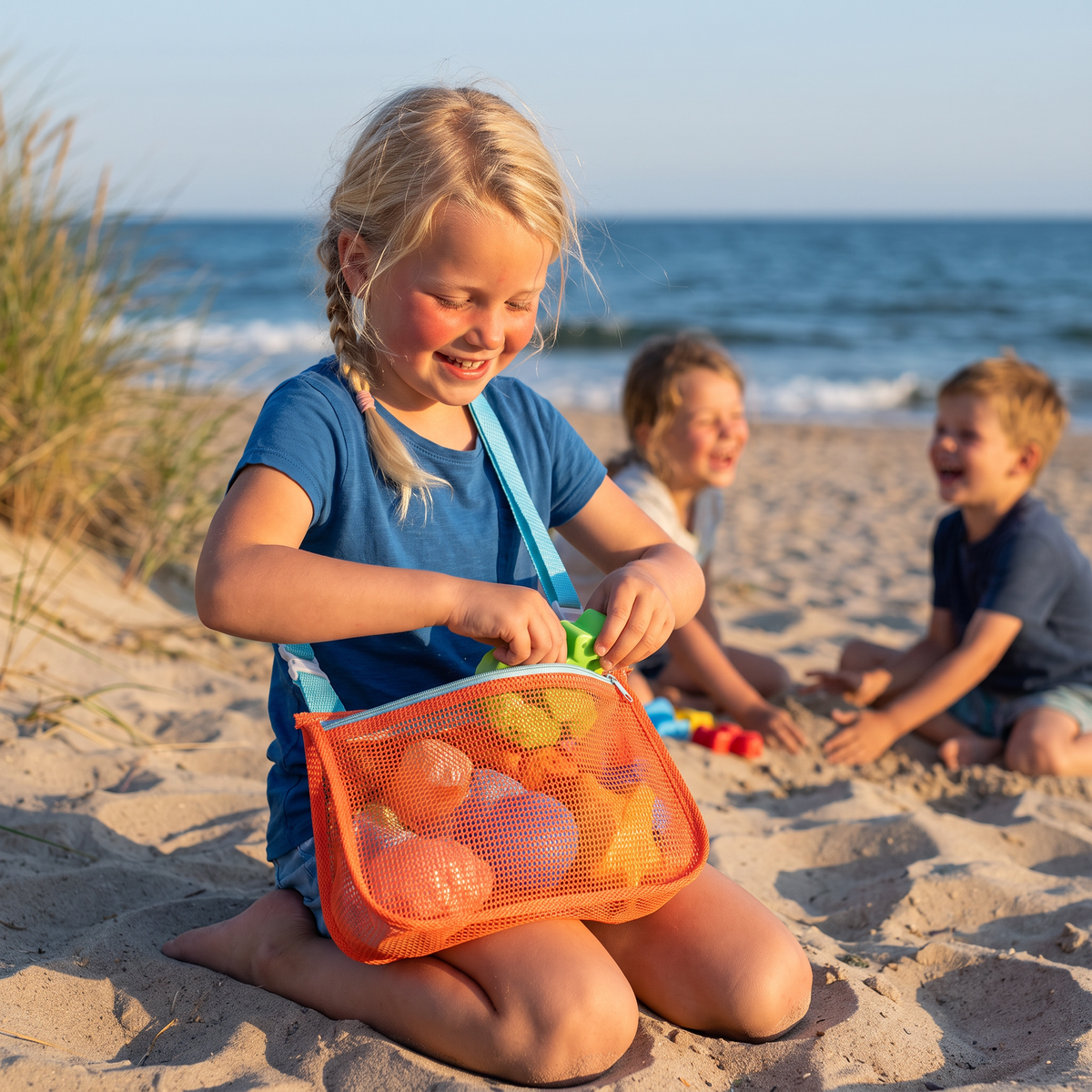 Kinder Net Strand- en Zwemtas voor Speelgoed en Accessoires