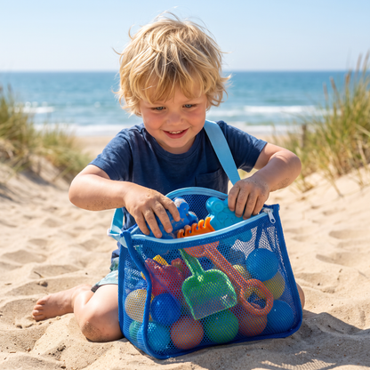 Kinder Net Strand- en Zwemtas voor Speelgoed en Accessoires