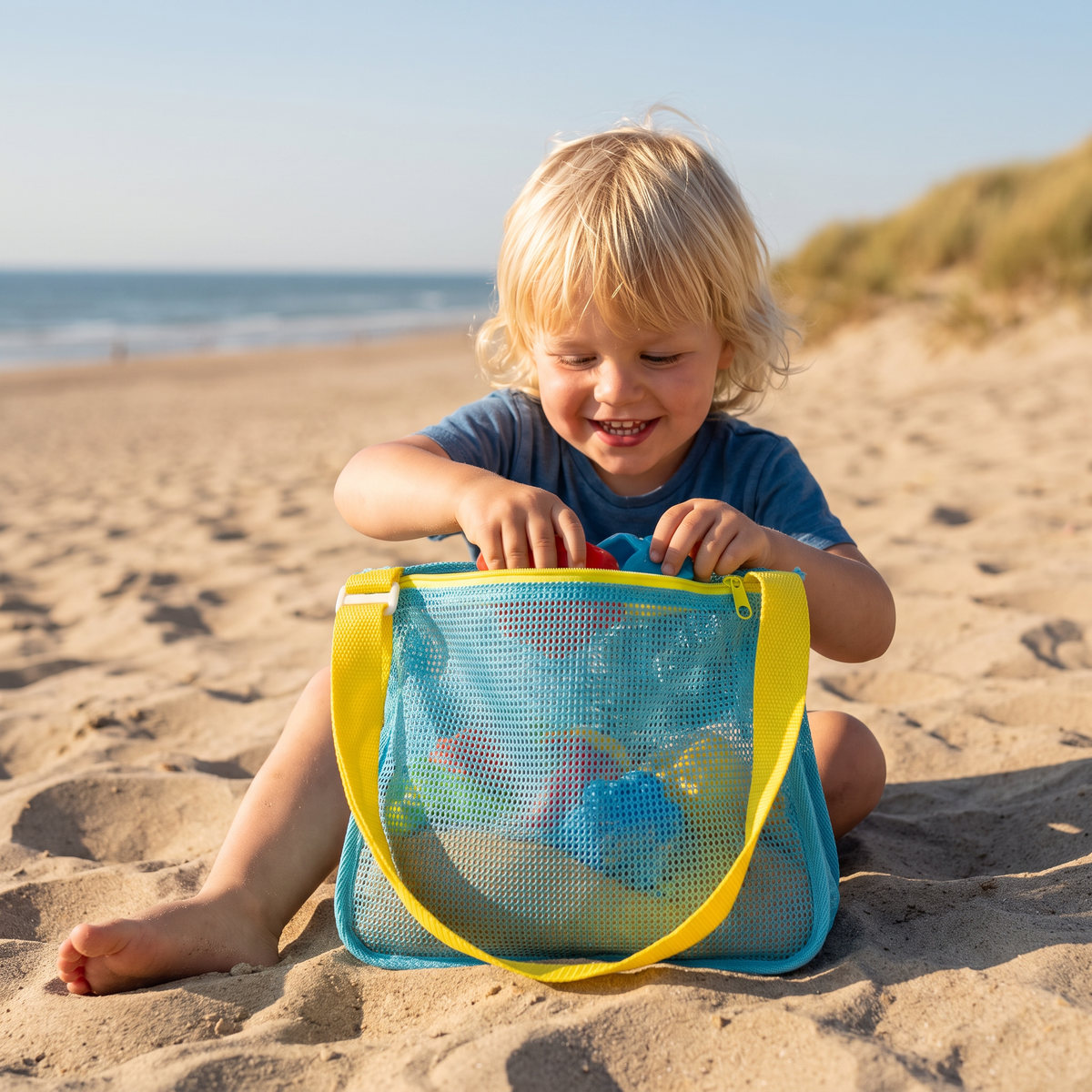 Kinder Net Strand- en Zwemtas voor Speelgoed en Accessoires