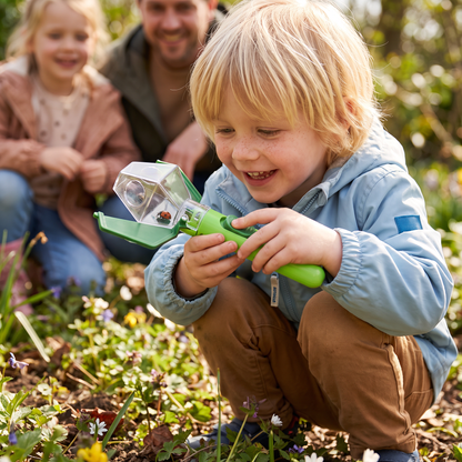 Insectenvanger voor Kinderen met 6x Loep – Hulpmiddel voor Insectenobservatie tijdens Ontdekkingen in de Buitenlucht