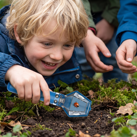 Insectenvanger voor Kinderen met 6x Loep – Hulpmiddel voor Insectenobservatie tijdens Ontdekkingen in de Buitenlucht