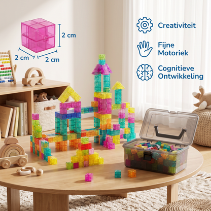 Montessori-Kubus-Bouwset voor Kinderen