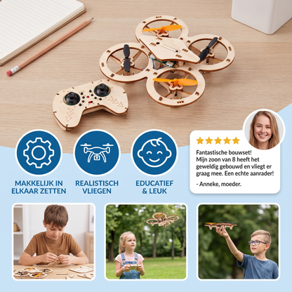 DIY Houten RC-Quadcopter Bouwset – Bouw Je Eigen Vliegavontuur