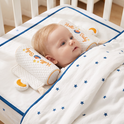 Verstelbaar Babykussen voor het Hoofd met Gierstvulling