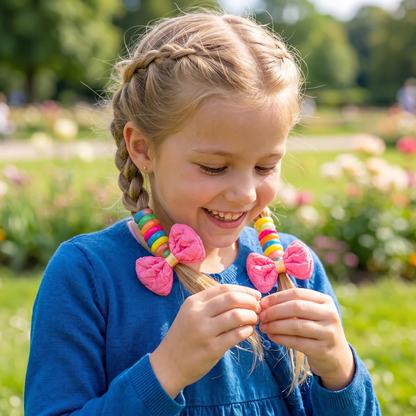 Schattige Spiraal-Haarelastiekjes Set voor Kinderen