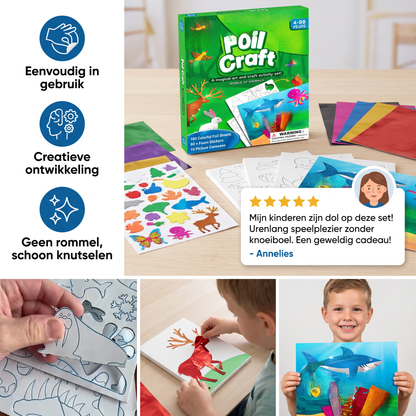 DIY Foliekunst Knutselset – Schoon Dieren Knutselen voor Kinderen