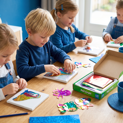 DIY Foliekunst Knutselset – Schoon Dieren Knutselen voor Kinderen
