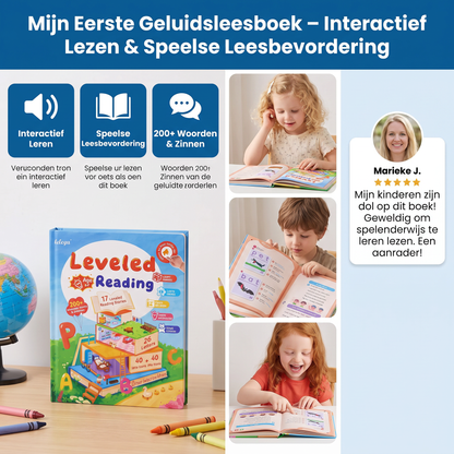 Mijn Eerste Geluidsleesboek – Interactief Lezen & Speelse Leesbevordering
