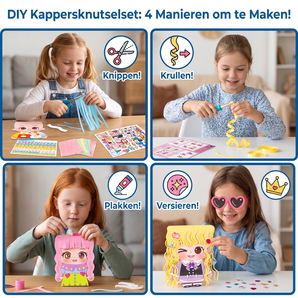 DIY Kappersknutselset voor Kinderen