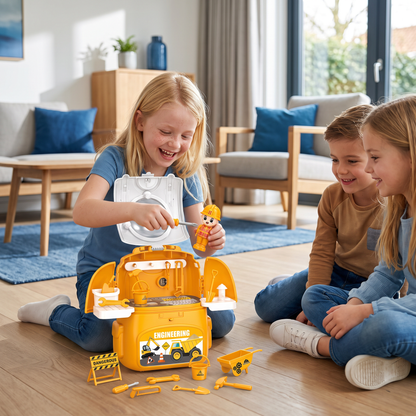 3-in-1 Rugzak Speelset voor Onderweg
