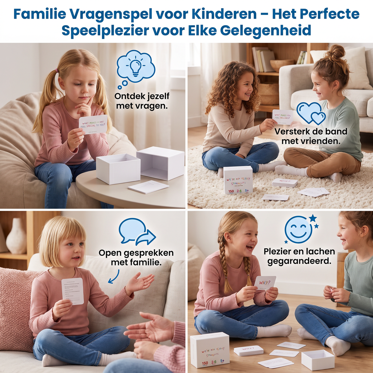 Familie Vragenspel voor Kinderen – Het Perfecte Speelplezier voor Elke Gelegenheid