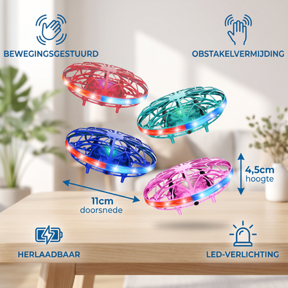 Bewegingsgestuurde LED-UFO-Drone