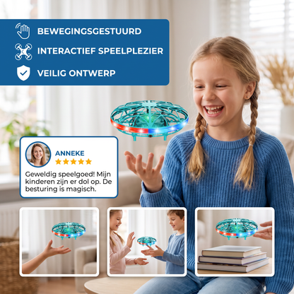 Bewegingsgestuurde LED-UFO-Drone