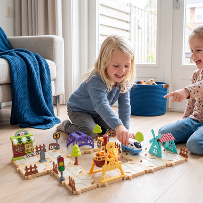DIY Treinbouwset voor het Pretpark