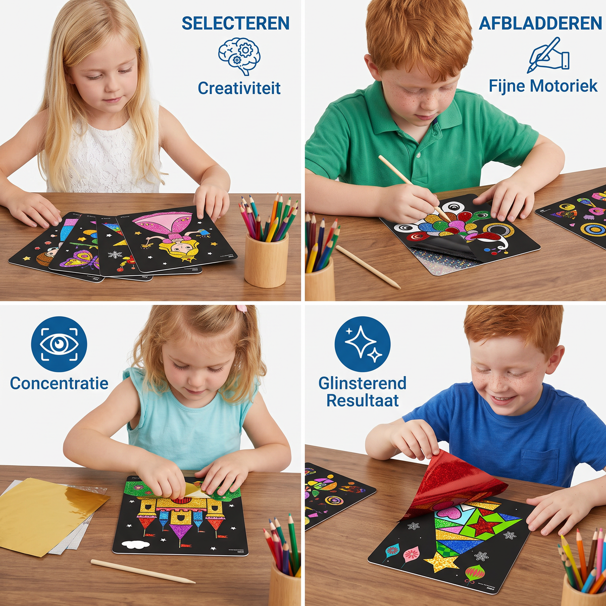 DIY-Foliekunst-Knutselset voor Kinderen