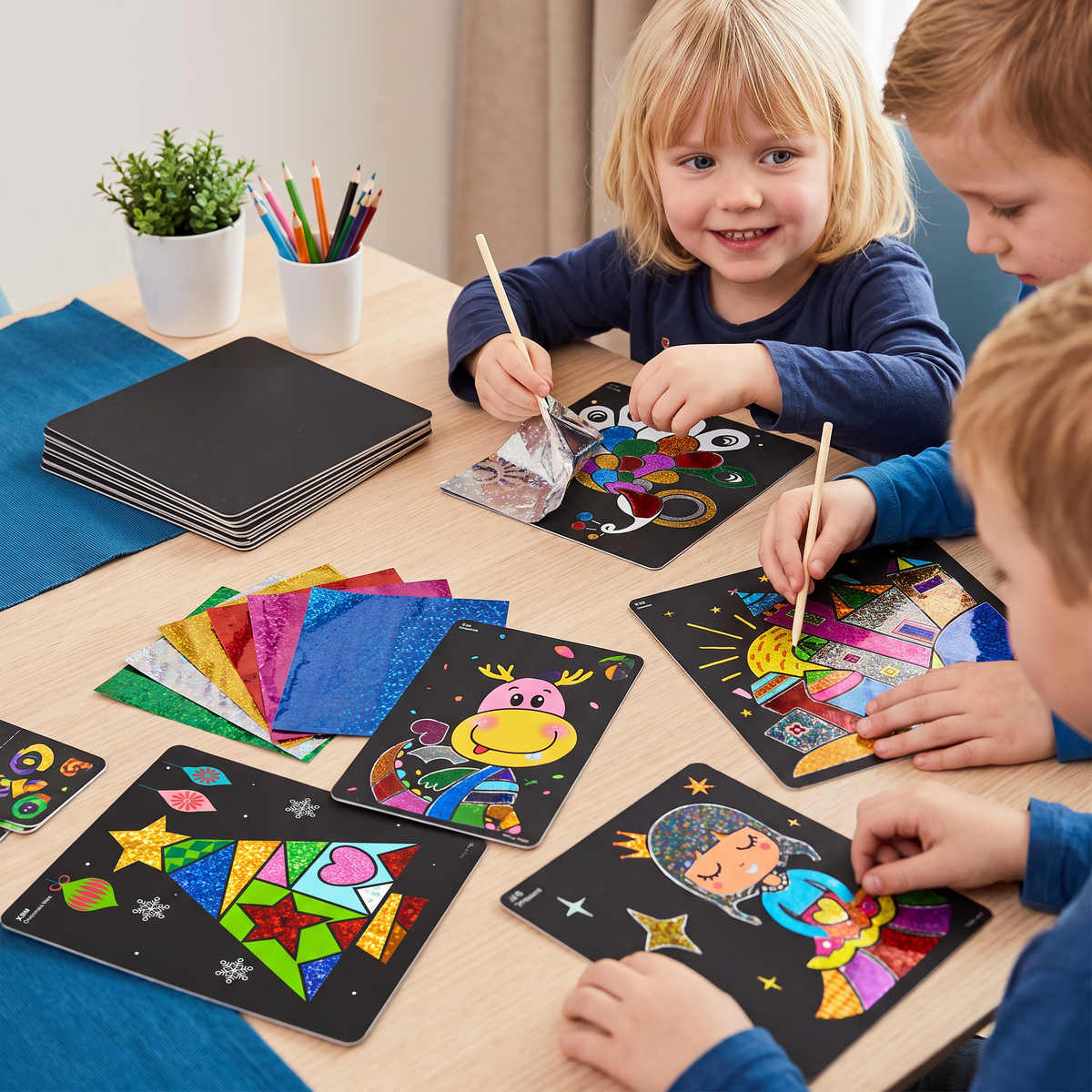 DIY-Foliekunst-Knutselset voor Kinderen