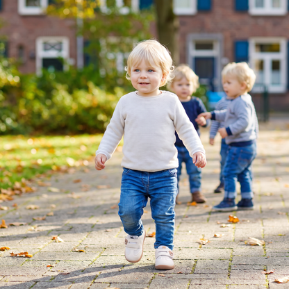 Ademende Eerste Loopschoentjes voor Baby’s en Peuters – Zachte, Antislipzool