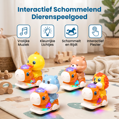 Interactief Schommelend Dierenspeelgoed met Muziek en Licht